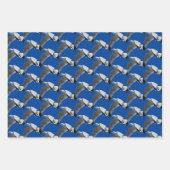Varied & Hermit Thrushes & Ring-Billed Gull Birds Geschenkpapier Set (Vorderseite 2)