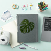 Variegated Monstera Sticker – Clear Cut Leaf (iPad Hülle)