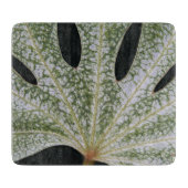 Variegierte japanische Fatsia Leaf Floral Schneidebrett (Vorderseite)