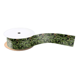 Variegierter ivy realistischer künstlerischer Stil Satinband
