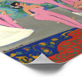 Varieté-Show | Ernst Ludwig Kirchner Poster (Ecke)