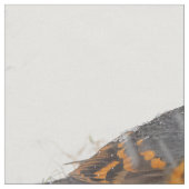 Varieté Thrush Songbird am Snowy Winter Day Stoff (Nahaufnahme)