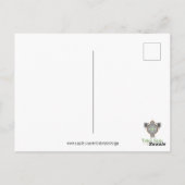 Variierte Mandala Postkarte (Rückseite)