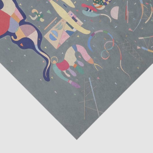 Various Actions, Kandinsky  Seidenpapier (Ausschnitt)