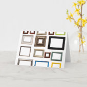 Various Colorful Picture Frames Karte (Gelbe Blume)