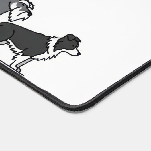 Various Dog Breeds in a Row Schreibtischunterlage (Ecke)