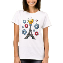 Various Places: Caffee in Paris. T-shirt #8