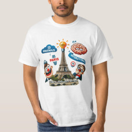 Various Places: Caffee in Paris. T-shirt Man #4