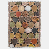 Various spices and food ingredients decke (Vorderseite Vertikal)