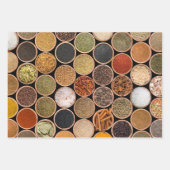 Various spices and food ingredients geschenkpapier set (Vorderseite 2)
