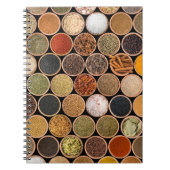 Various spices and food ingredients notizblock (Vorderseite)