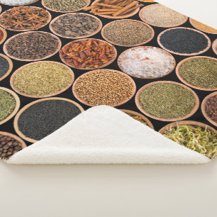 Various spices and food ingredients sherpadecke