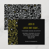 VARIOUS VINES Bar Bat Mitzvah Empfang Card Einladung (Vorne/Hinten)