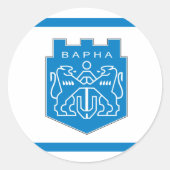 Varna, Bulgarien Runder Aufkleber (Vorderseite)