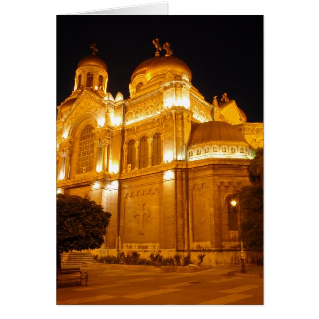Varna Kathedrale am Abend (Vorne)