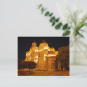 Varna Kathedrale am Abend Postkarte (Stehend Vorderseite)