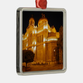 Varna Kathedrale am Abend Silbernes Ornament (Rechts)