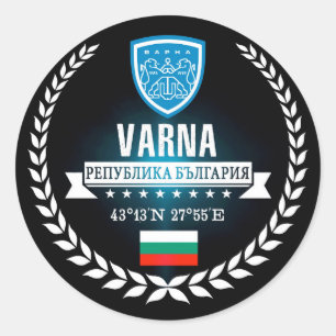 Varna Runder Aufkleber