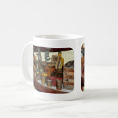 Varnish, Seife und Klebstoff Kaffeetasse (Vorderseite Links)