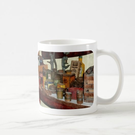 Varnish, Seife und Klebstoff Kaffeetasse (Rechts)