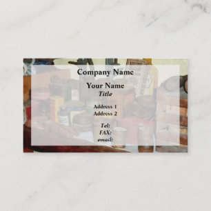 Varnish, Seife und Klebstoff Visitenkarte