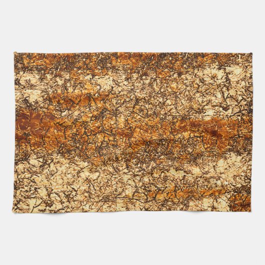 Varnish Textur auf Rohholz Geschirrtuch (Horizontal)