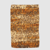 Varnish Textur auf Rohholz Golfhandtuch (Vorderseite)