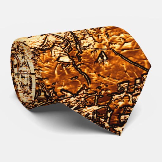 Varnish Textur auf Rohholz Krawatte (Gerollt)