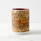 Varnish Textur auf Rohholz Tasse (Zentrum)