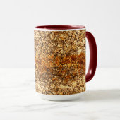 Varnish Textur auf Rohholz Tasse (VorderseiteRechts)