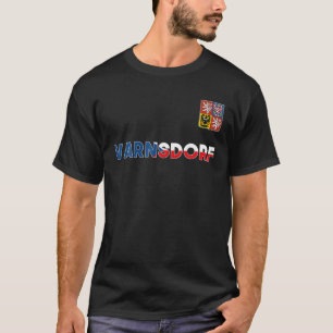Varnsdorf Tschechien Herzenflagge Löwenmantel T-Shirt