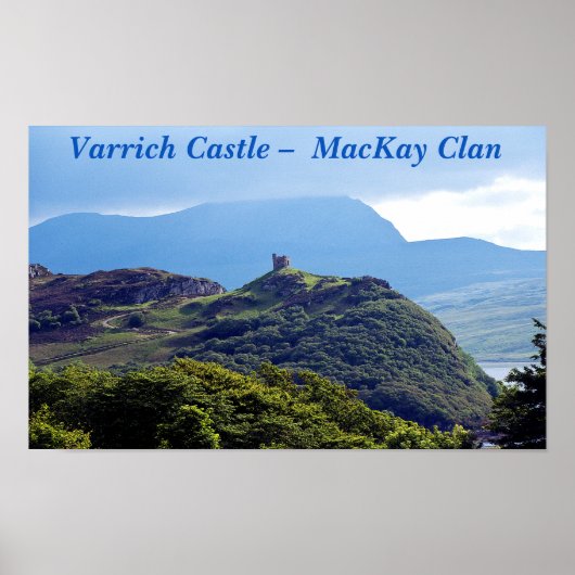 Varrich Castle - MacKay Clan Poster (Vorne)