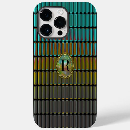 Varshue Elegant Monogramm Case-Mate iPhone Hülle (Rückseite)