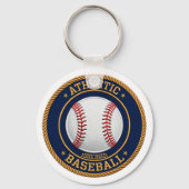 Varsity Baseball Red Stitch Keychain Schlüsselanhänger (Rückseite)