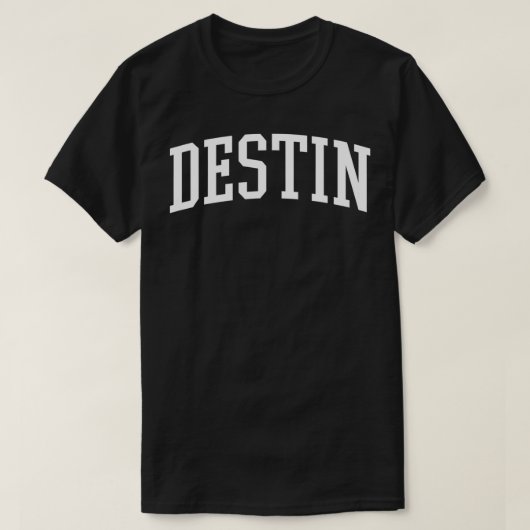 Varsity Destin Florida T-Shirt (Design vorne)