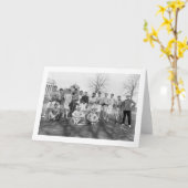 Varsity Lacrosse Team, 1908 Karte (Gelbe Blume)