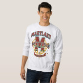 Varsity letter M University of Maryland  Sweatshirt (Vorne ganz)