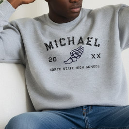 Varsity Letter Sports Graduation Custom Athlete Sweatshirt