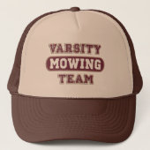 Varsity Mowing Team Trucker Hat Truckerkappe (Vorderseite)