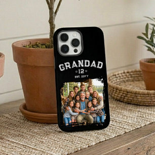 Varsity Opa Foto Legacy Gesamtzahl Enkel Jahr iPhone 16 Pro Max Hülle