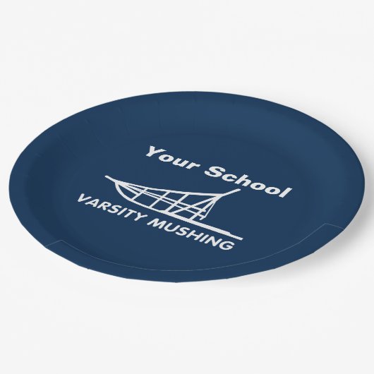 Varsity Pappteller (Schrägansicht)