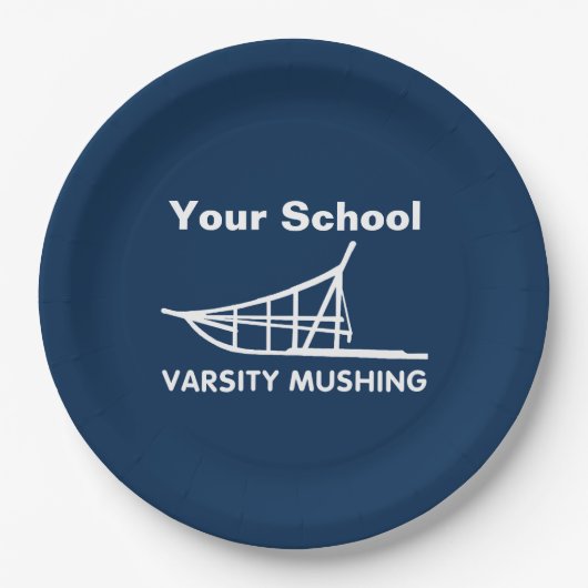 Varsity Pappteller (Vorderseite)