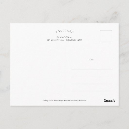 Varsity Pride Editable Color Abschluss Postcard Postkarte (Rückseite)