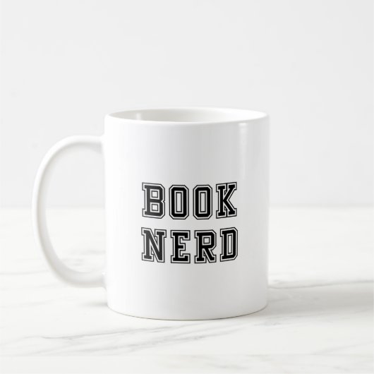 Varsity Style Book Nerd Kaffeetasse (Links)