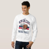 Varsity Style New Orleans Basketball Sweatshirt (Vorne ganz)