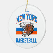 Varsity Style New York Basketball Keramik Ornament (Links)