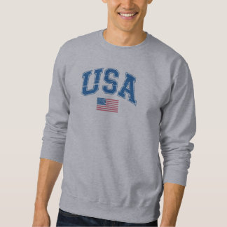 Varsity USA Amerikanische Flagge Sweatshirt