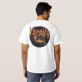 Varsity Vinyl T - Shirt Orange (Schwarz voll)