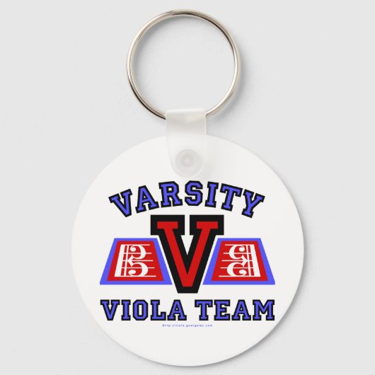 Varsity Viola Team Schlüsselanhänger (Vorderseite)