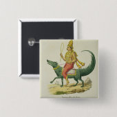 Varuna, Gott der Ozeane, graviert von Charles Eti Button (Vorne & Hinten)